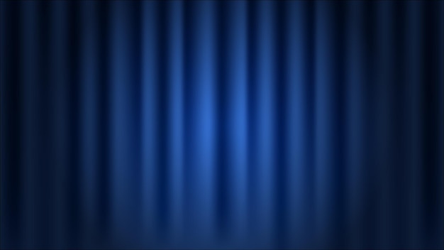 abstract blue curtains