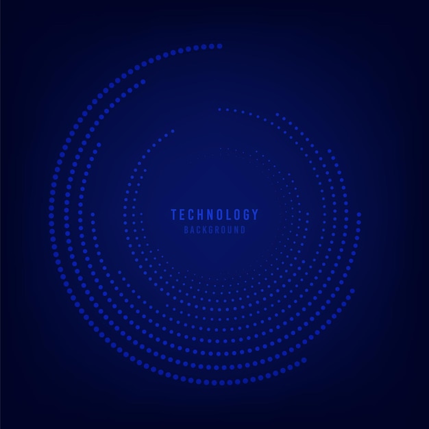 Abstract blue digital design artwork of line pattern tech interface