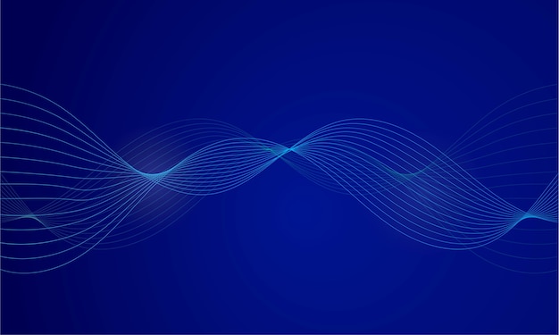 Abstract blue digital equalizer, sound wave background