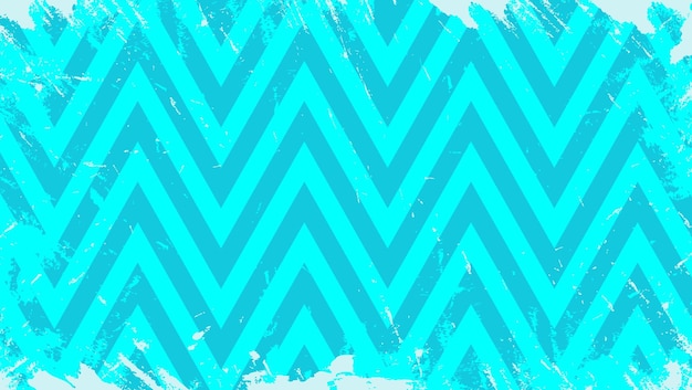 Abstract Blue Grunge Background With Zig Zag Pattern