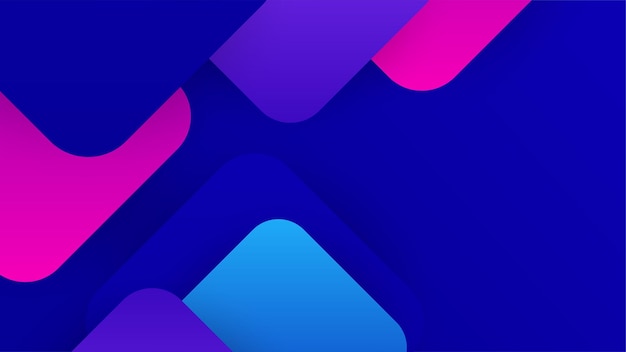 Abstract blue and pink gradient background with geometric dynamic shapes and sport speed motion element Design for technology background hitech sport