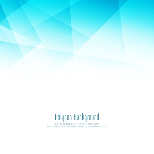 Abstract blue polygon background