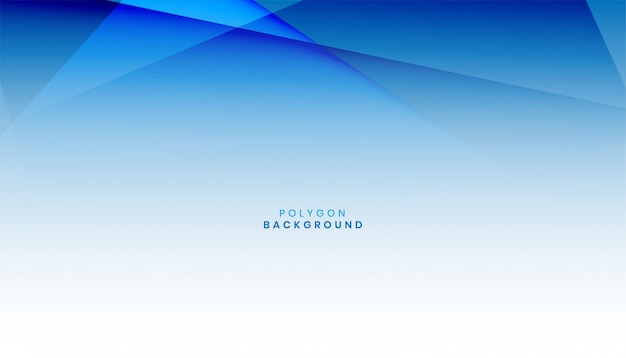 Abstract blue polygon background