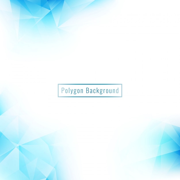 Abstract blue polygonal background