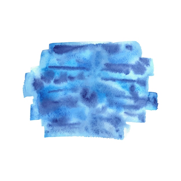 Abstract blue and purple watercolor on white background.