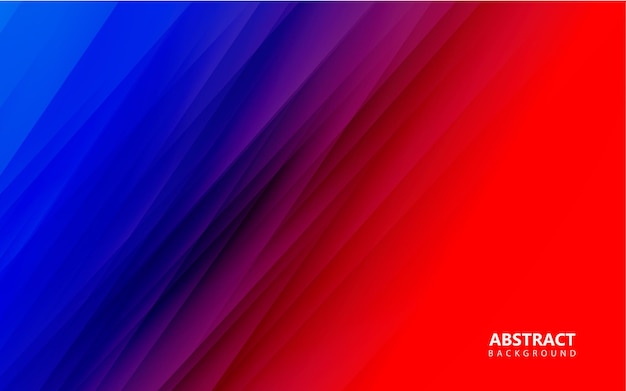 Abstract blue and red background