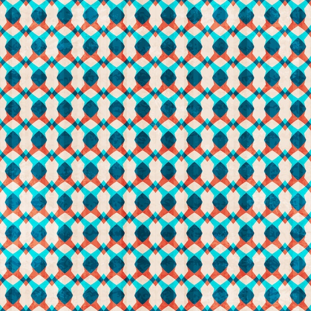 Abstract blue seamless pattern