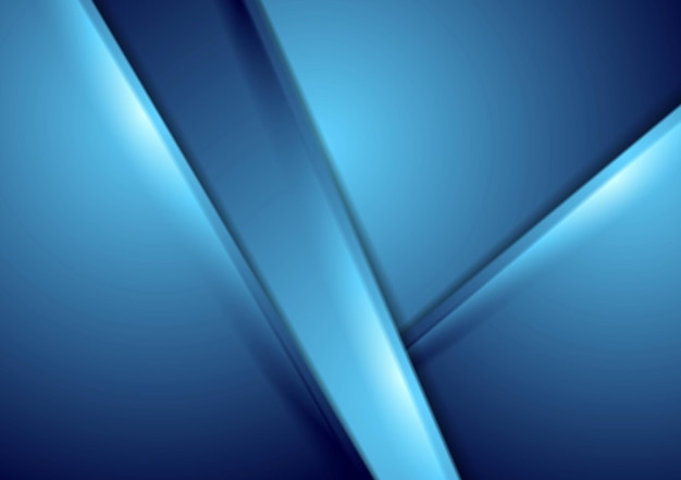 Abstract blue smooth vector background