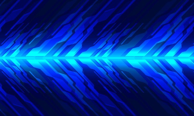 Abstract blue technology arrow circuit background pattern connection digital concept vector