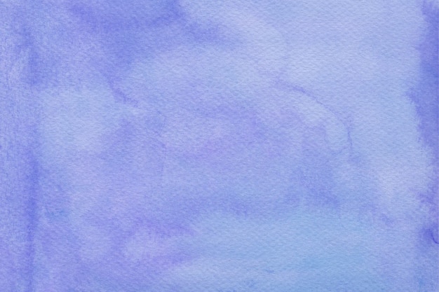 Abstract blue watercolor background. Hand drawn watercolor texture