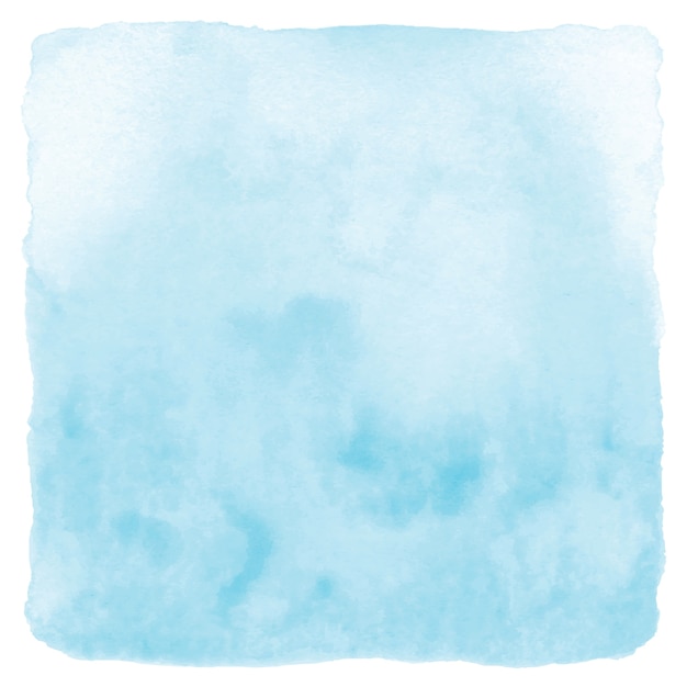 Abstract blue watercolor on white background