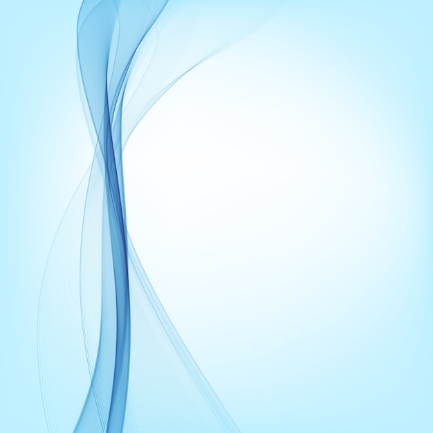 Abstract blue wave background Blue wave flow