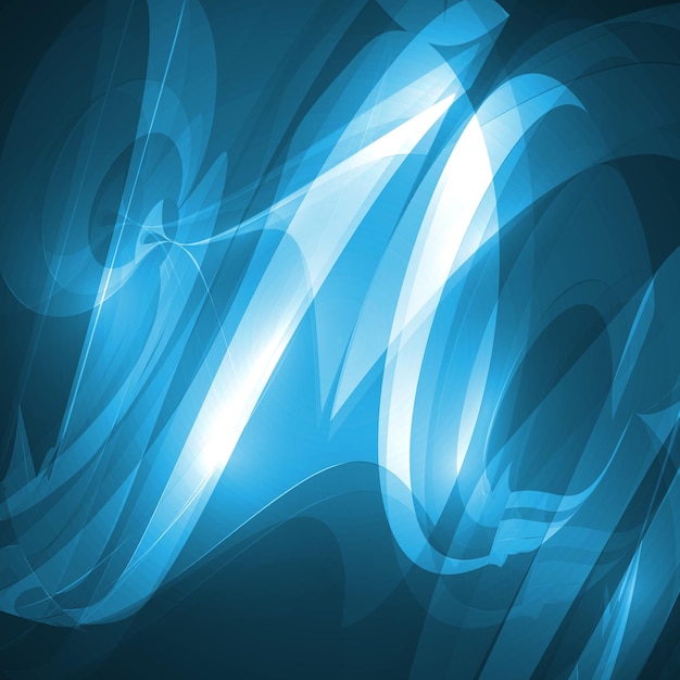 Abstract blue wave background futuristic illustration