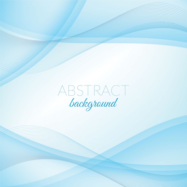 Abstract blue wave background