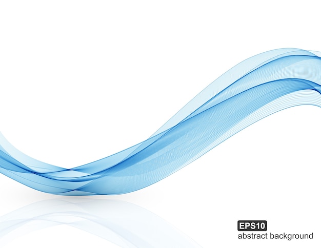 abstract blue waves background