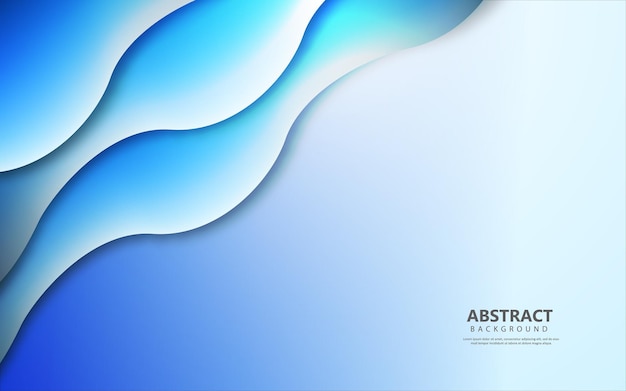 Abstract blue waves water background