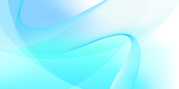 Abstract blue and white wave background