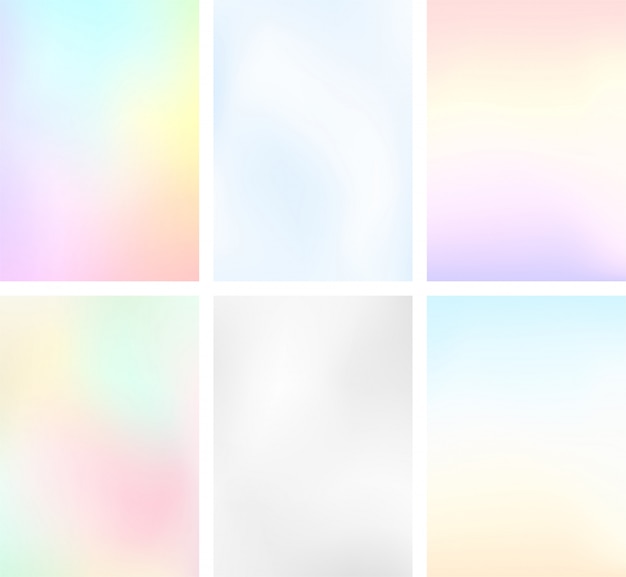 Abstract Blur Light Gradient Set  Portrait