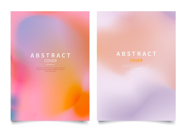 Abstract Blurred Colorful Background. Vector illustration for design.