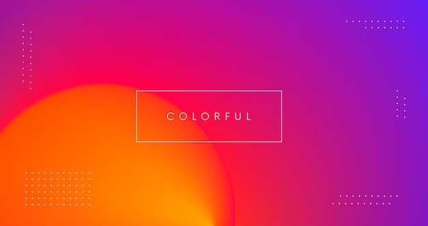 Abstract blurred gradient background. Minimal colorful modern backdrop vector design.