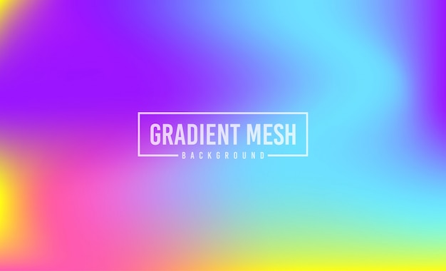 Abstract Blurred Gradient Colorful Background