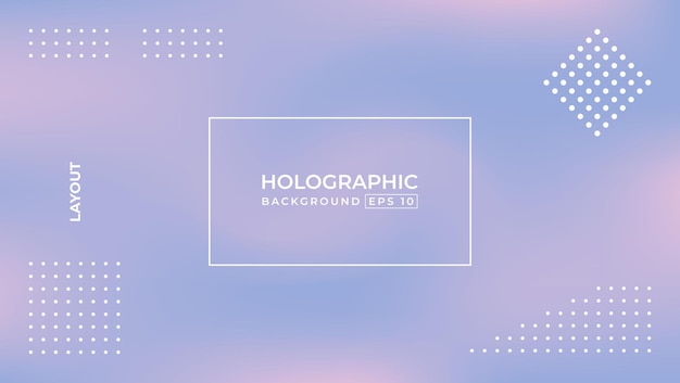 Abstract Blurred Holographic Background