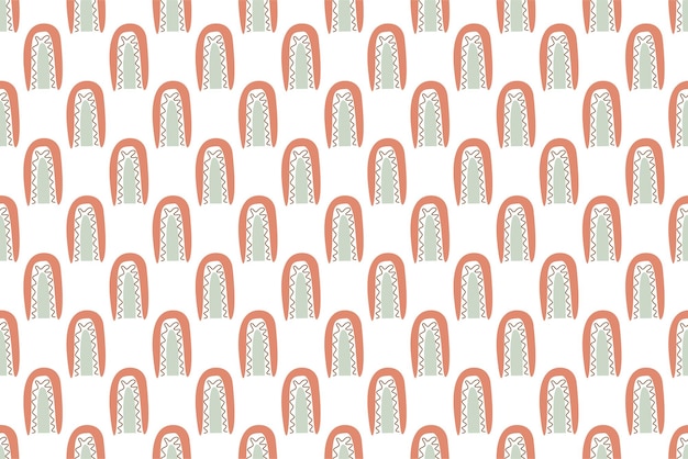 Vector abstract boho seamless pattern background illustration