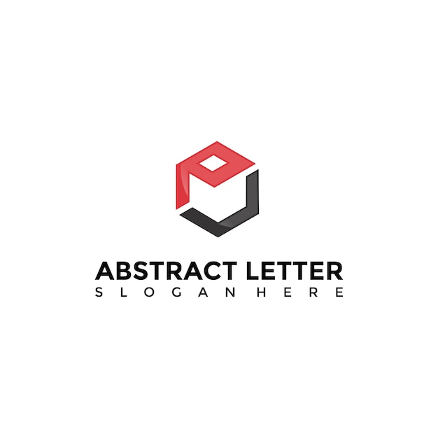 Abstract Box Logo Template