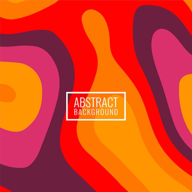 Abstract bright colorful papercut background