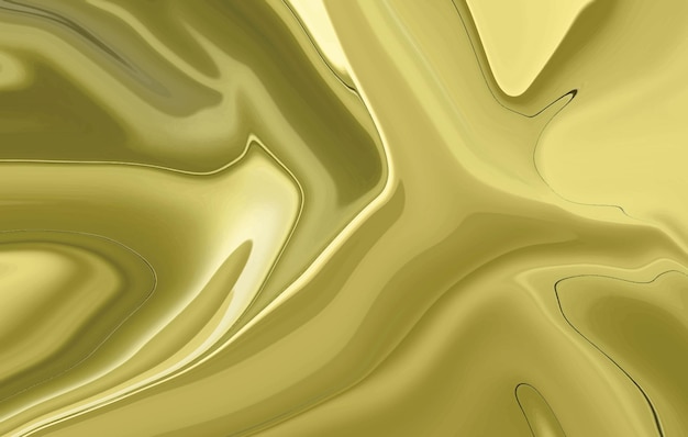 Abstract bright glossy liquid texture background with golden color