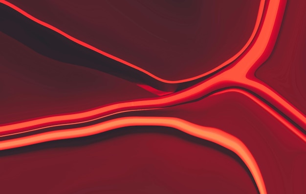 Abstract bright glossy liquid texture background with red color