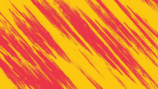 Abstract Bright Red Yellow Stripes Grunge Texture Background