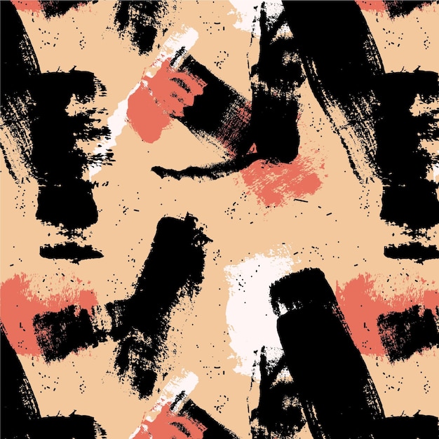 Abstract brush stroke neutral tones paint pattern