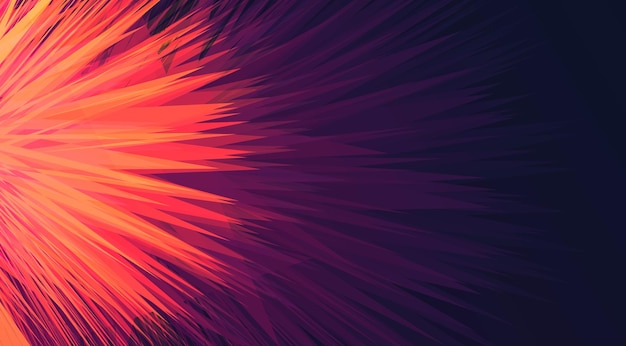 Abstract burst of light rays with sharp shapes sun or star explosion dynamic composition wallpaper