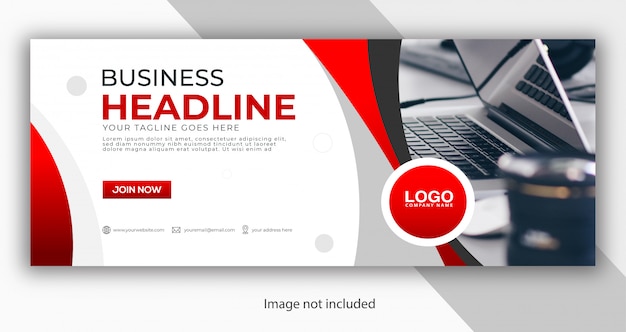 Abstract business banner template design