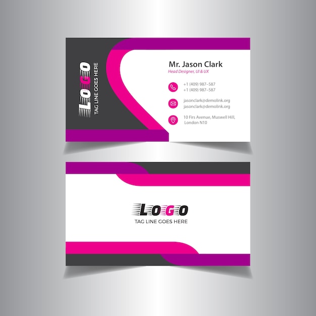 Abstract Business Card for Office