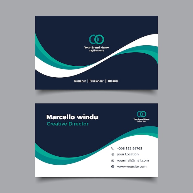 Abstract Business Card Template