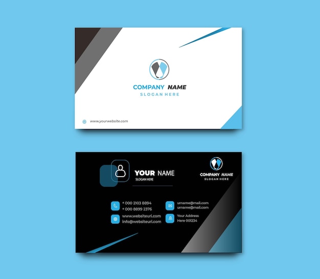 Abstract business card template