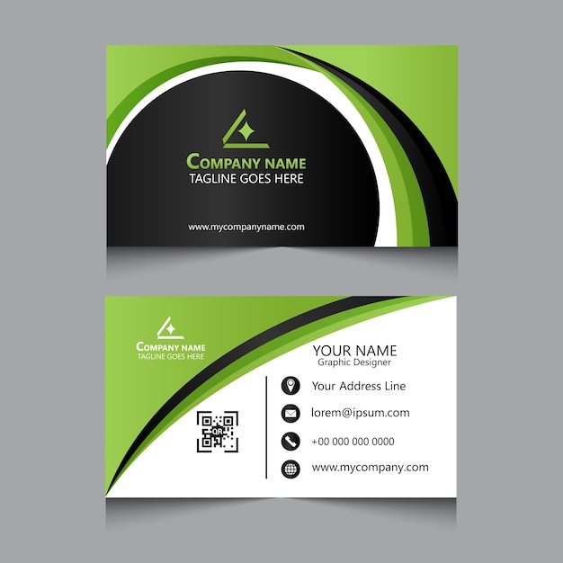 Abstract business card