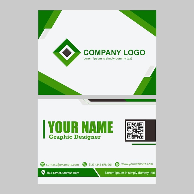 Abstract business card