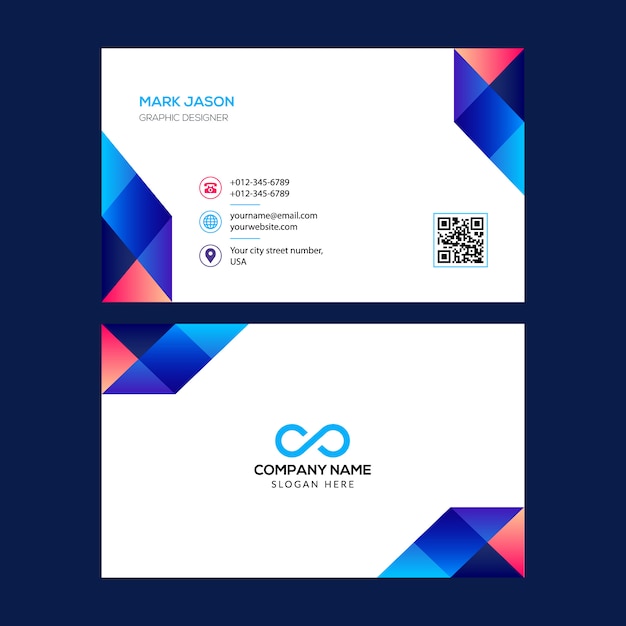 Abstract Business Card