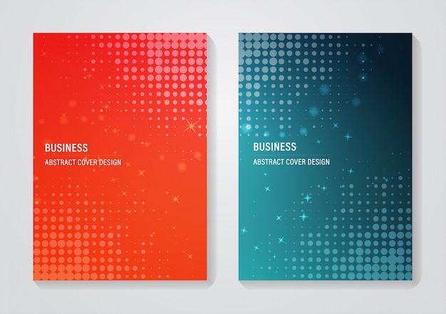 Abstract business cover template and background poster design