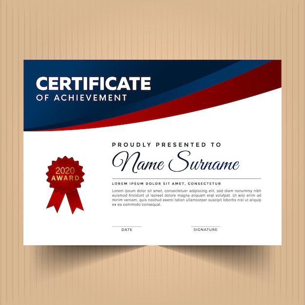  abstract certificate design template