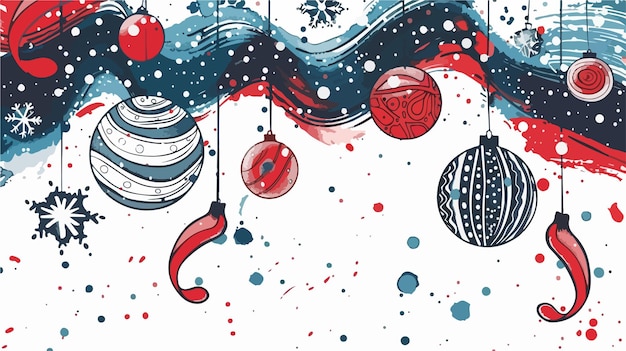 Vector abstract christmas background vector illustration