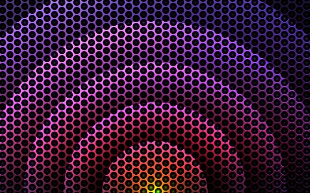 Abstract circle light gradient background