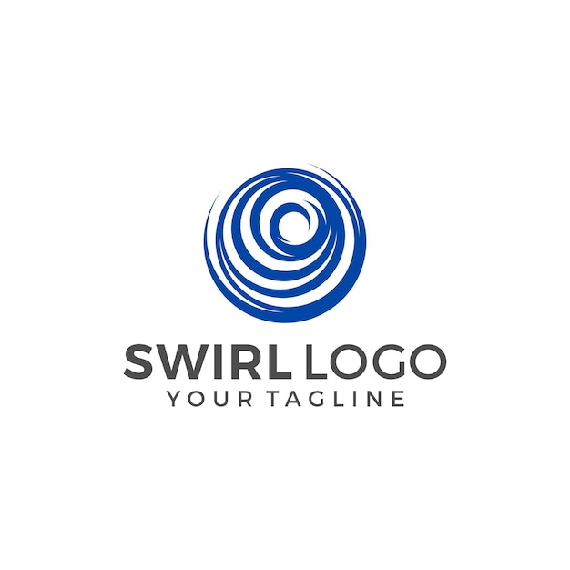 Abstract Circle Swirl Logo Template Illustration Design