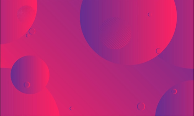 Abstract circles background with colorful gradient