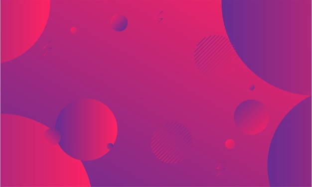 Abstract circles background with colorful gradient