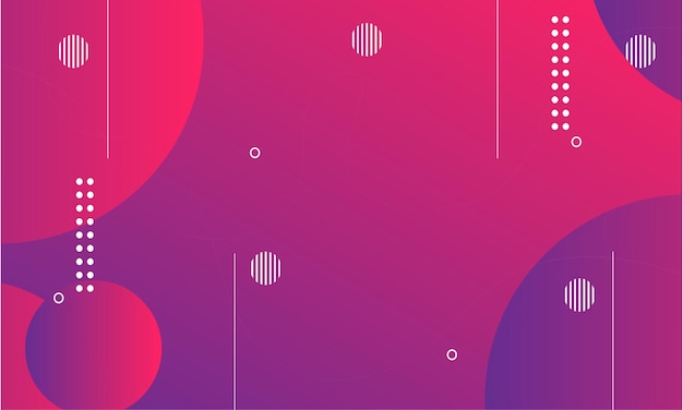 Abstract circles background with colorful gradient