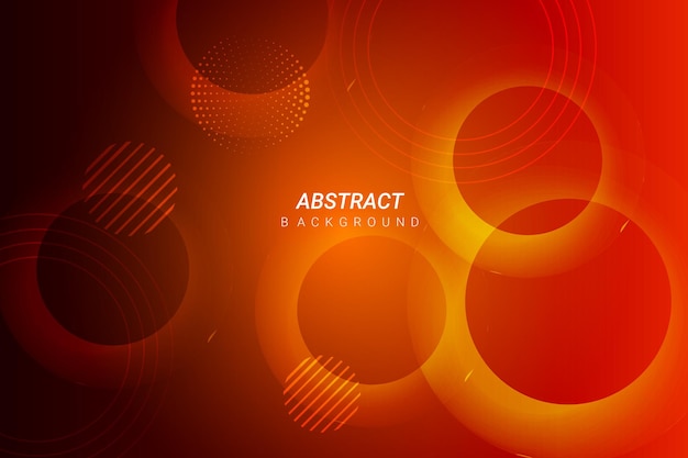 Abstract circular colorful design background